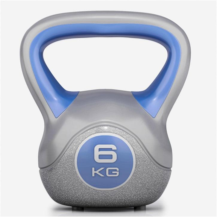 Kettlebell Colorato in Plastica, Peso a Scelta 2-20 kg