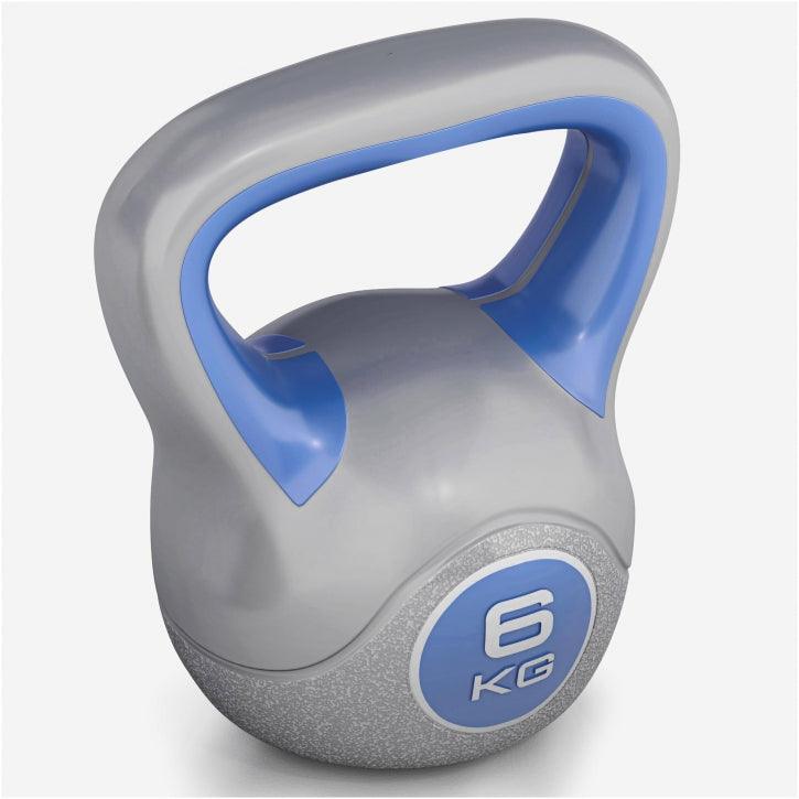 Kettlebell Colorato in Plastica, Peso a Scelta 2-20 kg