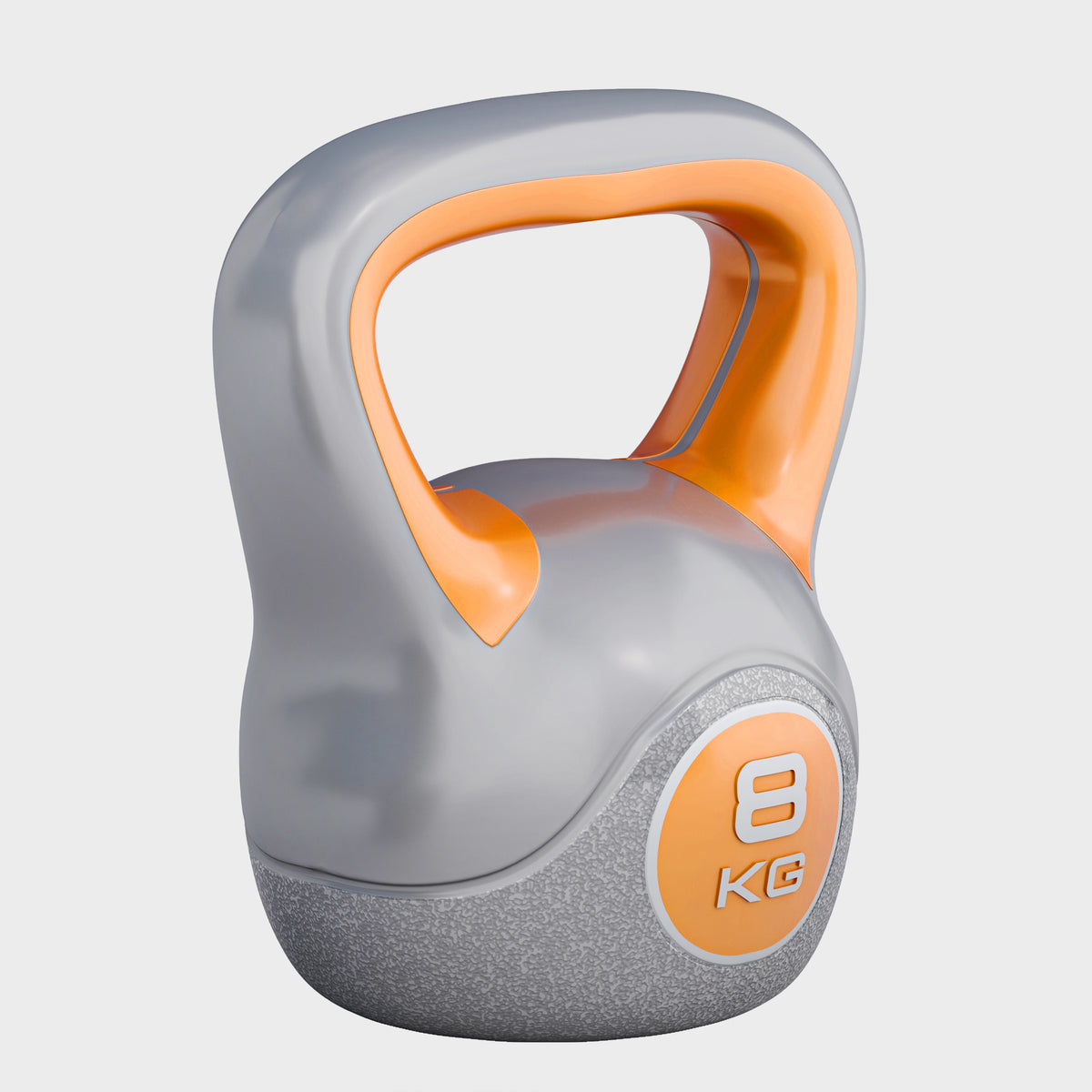 Kettlebell Colorato in Plastica, Peso a Scelta 2-20 kg