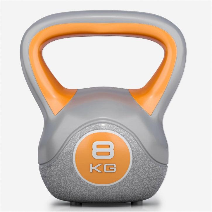 Kettlebell Colorato in Plastica, Peso a Scelta 2-20 kg