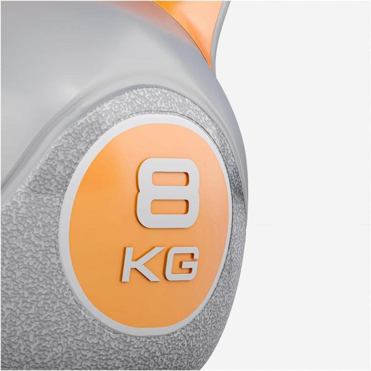 Kettlebell Colorato in Plastica, Peso a Scelta 2-20 kg