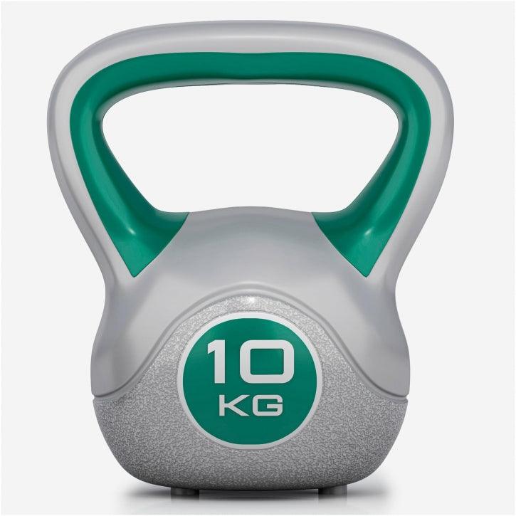 Kettlebell Colorato in Plastica, Peso a Scelta 2-20 kg