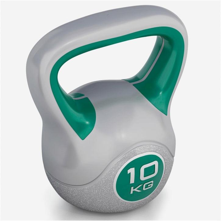 Kettlebell Colorato in Plastica, Peso a Scelta 2-20 kg