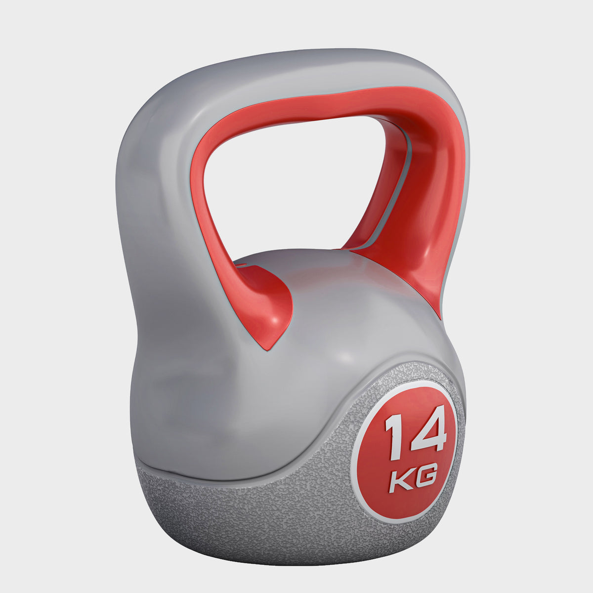 Kettlebell Colorato in Plastica, Peso a Scelta 2-20 kg