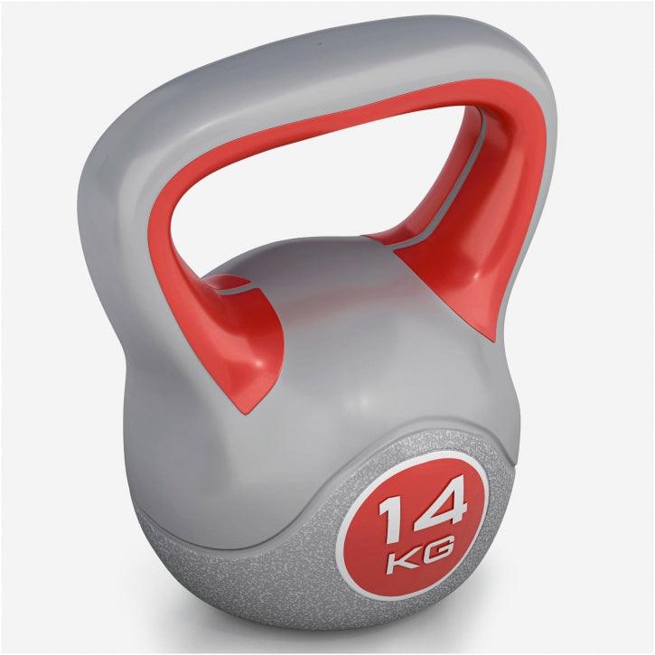 Kettlebell Colorato in Plastica, Peso a Scelta 2-20 kg
