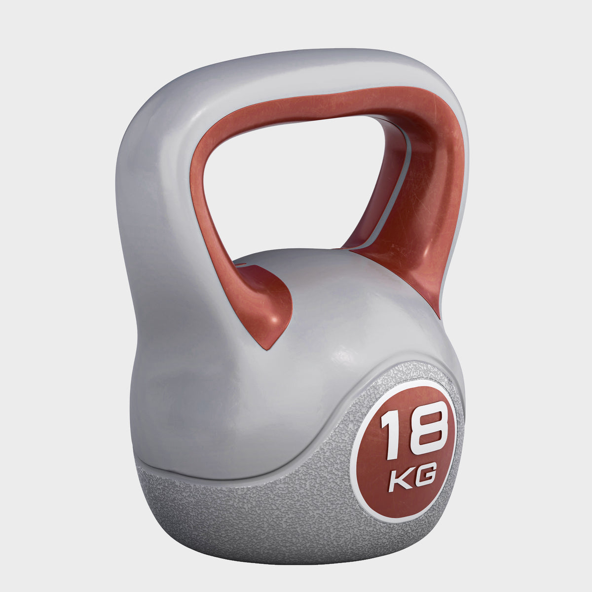 Kettlebell Colorato in Plastica, Peso a Scelta 2-20 kg