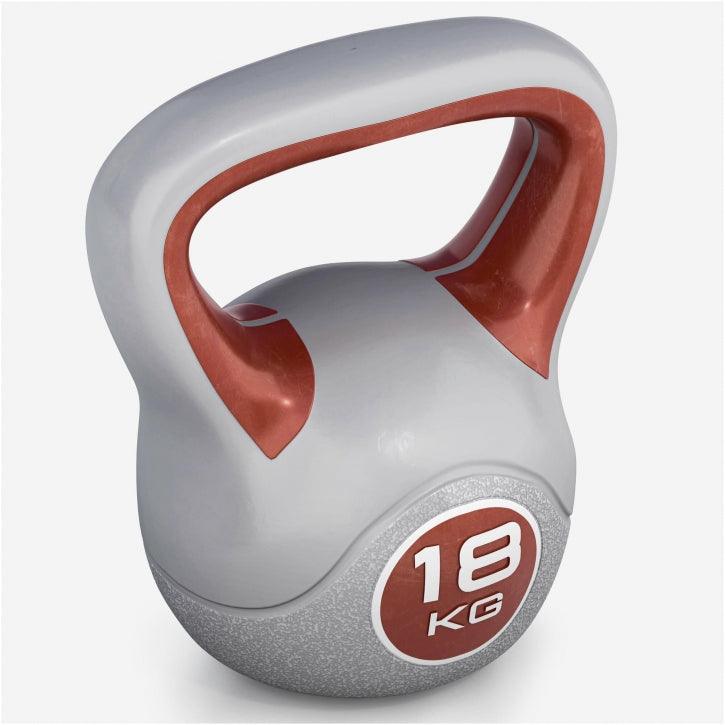 Kettlebell Colorato in Plastica, Peso a Scelta 2-20 kg