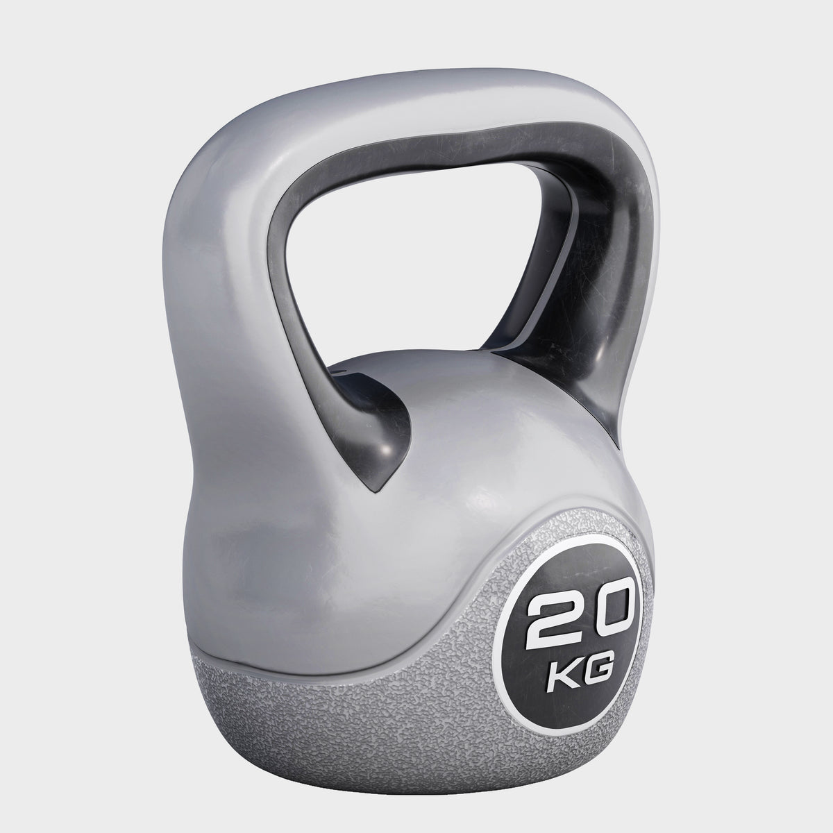 Kettlebell Colorato in Plastica, Peso a Scelta 2-20 kg