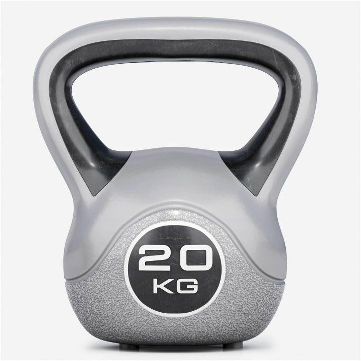Kettlebell Colorato in Plastica, Peso a Scelta 2-20 kg