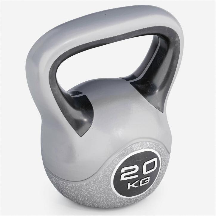 Kettlebell Colorato in Plastica, Peso a Scelta 2-20 kg