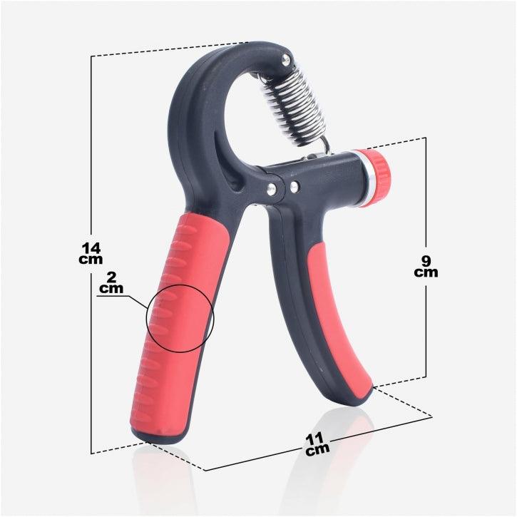 Hand Grip regolabile, nero/rosso