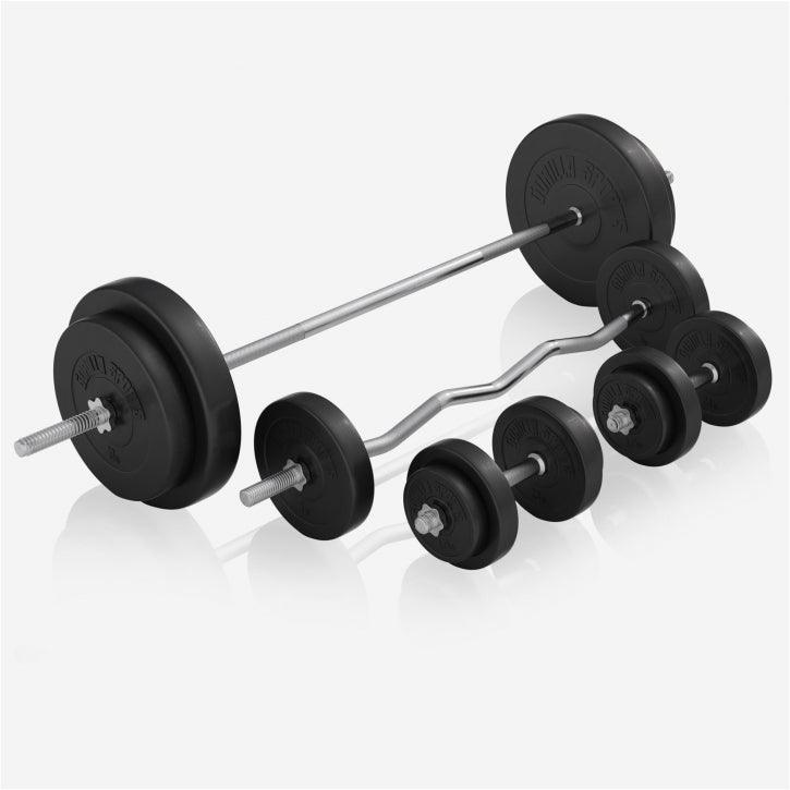 Panca Multifunzione con Set di Pesi 40-100 kg