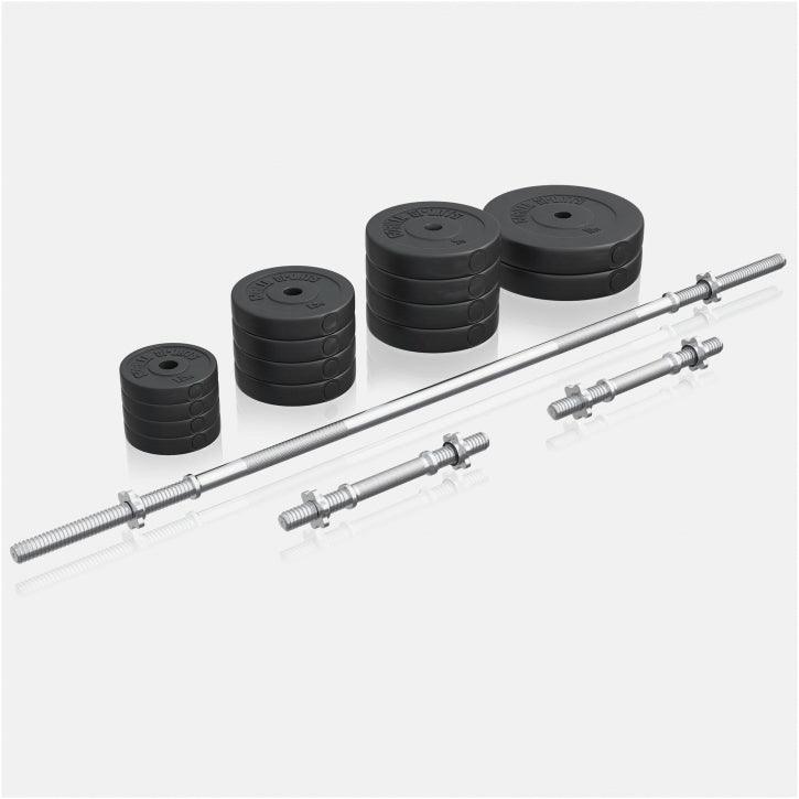 Panca Multifunzione con Set di Pesi 40-100 kg
