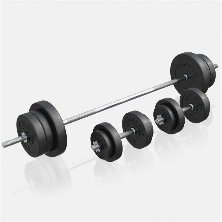 Panca Multifunzione con Set di Pesi 40-100 kg