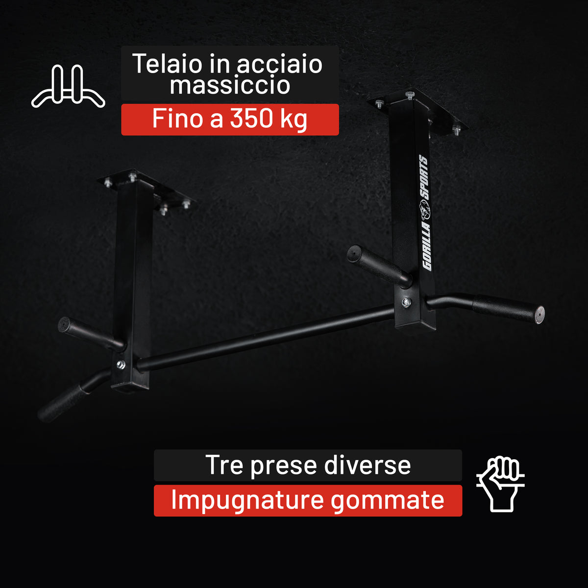 Barra per Trazioni a Soffitto 350 kg