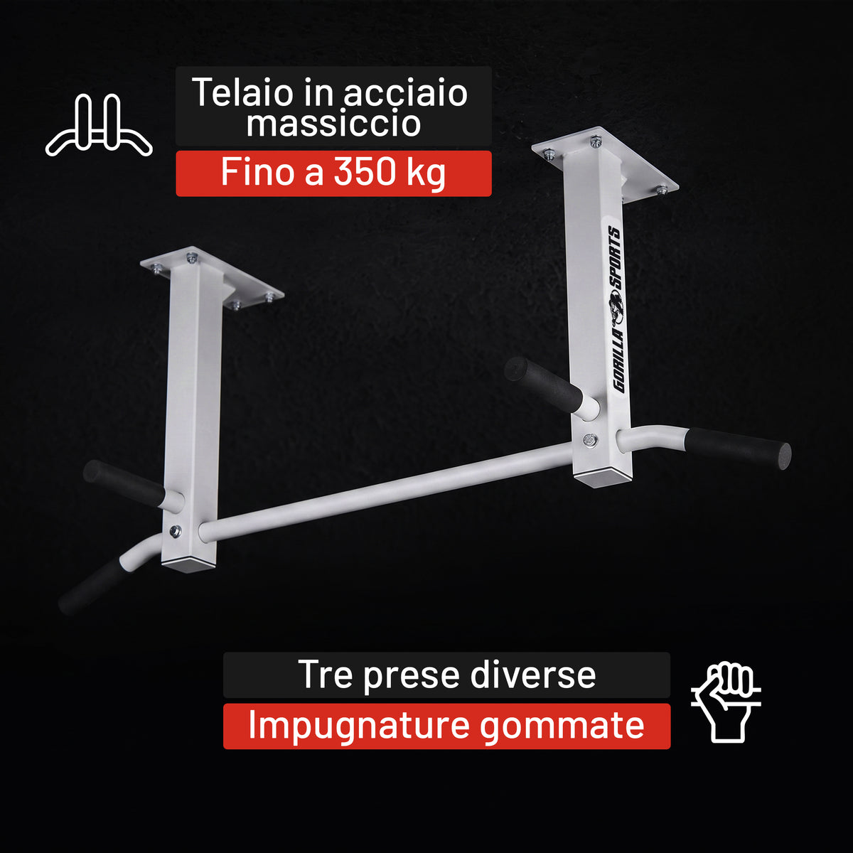Barra per Trazioni a Soffitto 350 kg
