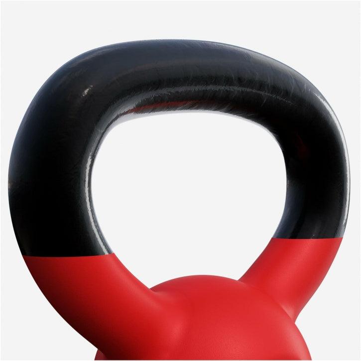 Kettlebell in Gesso con Rivestimento in Vinile 2 kg - 32 kg