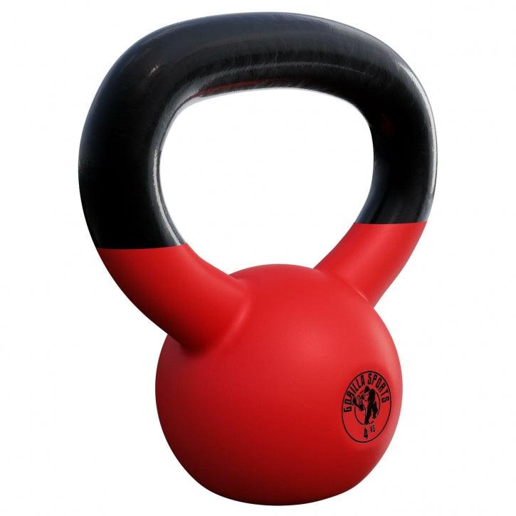 Kettlebell in Gesso con Rivestimento in Vinile 2 kg - 32 kg
