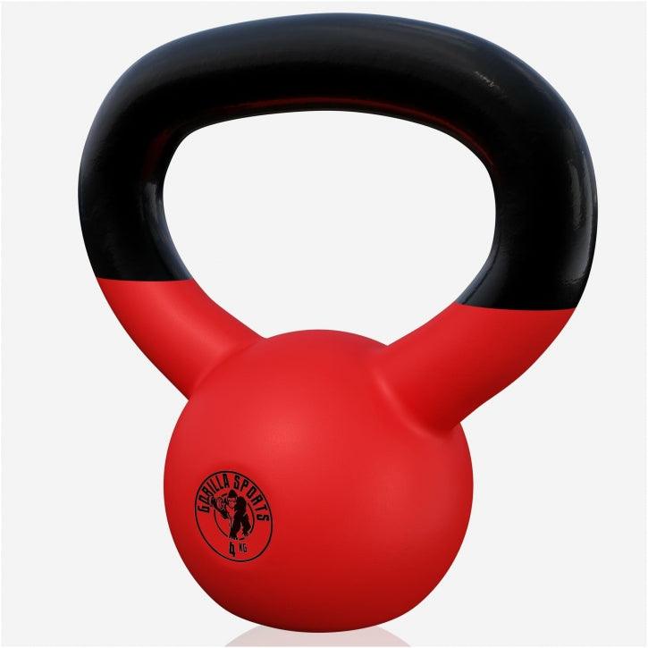 Kettlebell in Gesso con Rivestimento in Vinile 2 kg - 32 kg