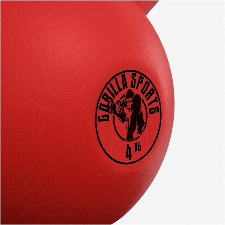 Kettlebell in Gesso con Rivestimento in Vinile 2 kg - 32 kg