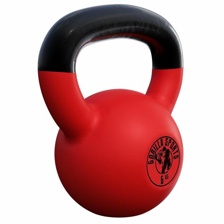 Kettlebell in Gesso con Rivestimento in Vinile 2 kg - 32 kg