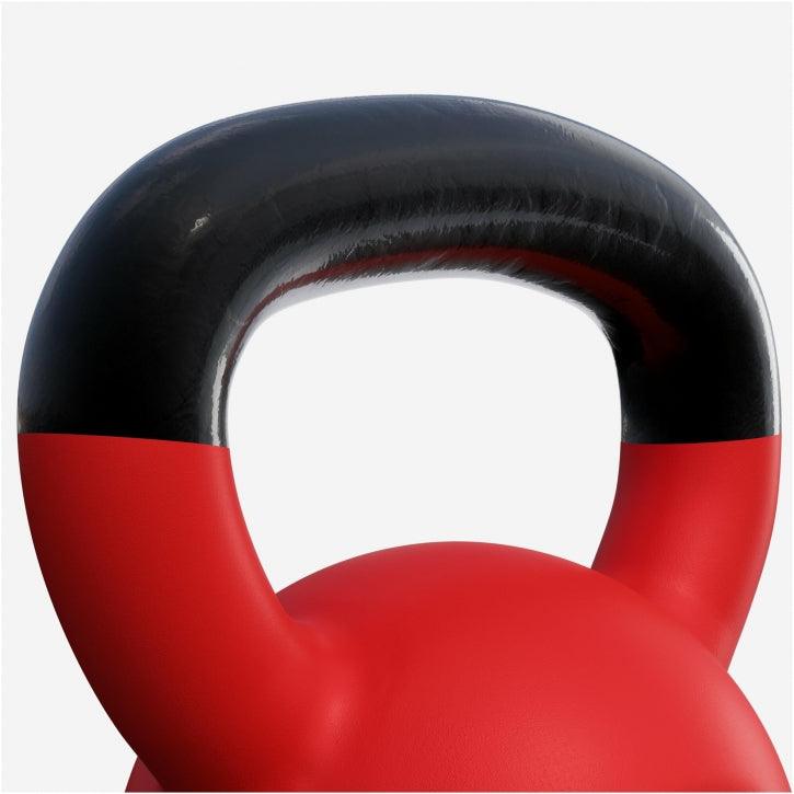 Kettlebell in Gesso con Rivestimento in Vinile 2 kg - 32 kg