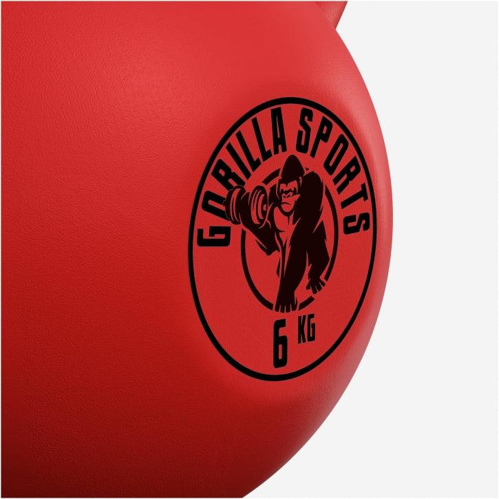 Kettlebell in Gesso con Rivestimento in Vinile 2 kg - 32 kg
