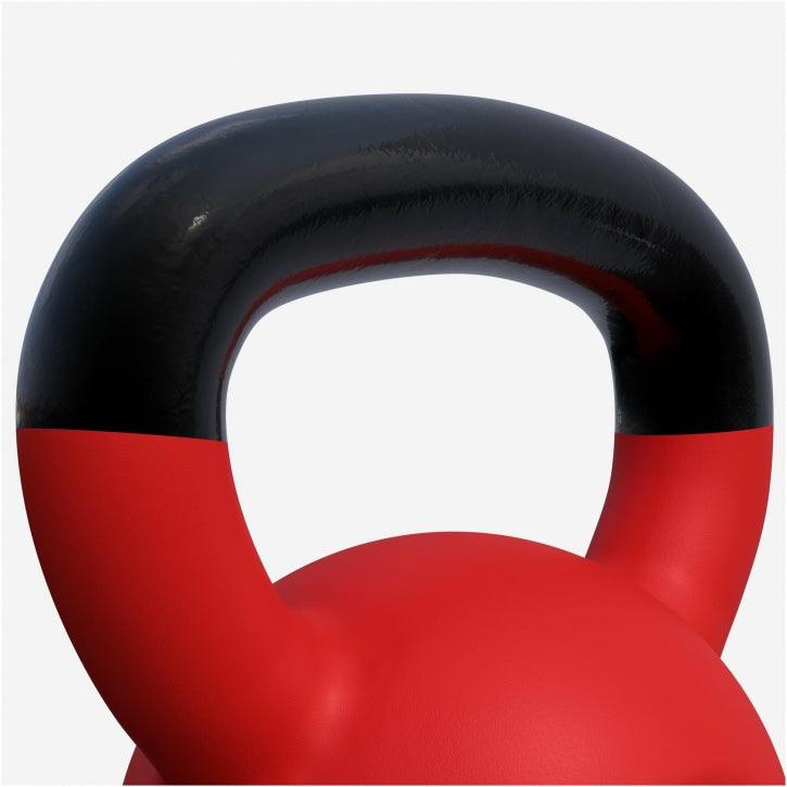 Kettlebell in Gesso con Rivestimento in Vinile 2 kg - 32 kg
