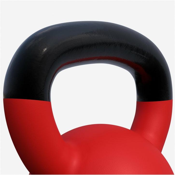 Kettlebell in Gesso con Rivestimento in Vinile 2 kg - 32 kg