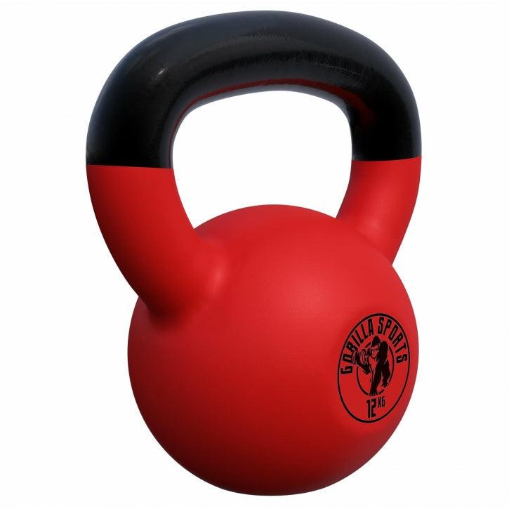 Kettlebell in Gesso con Rivestimento in Vinile 2 kg - 32 kg