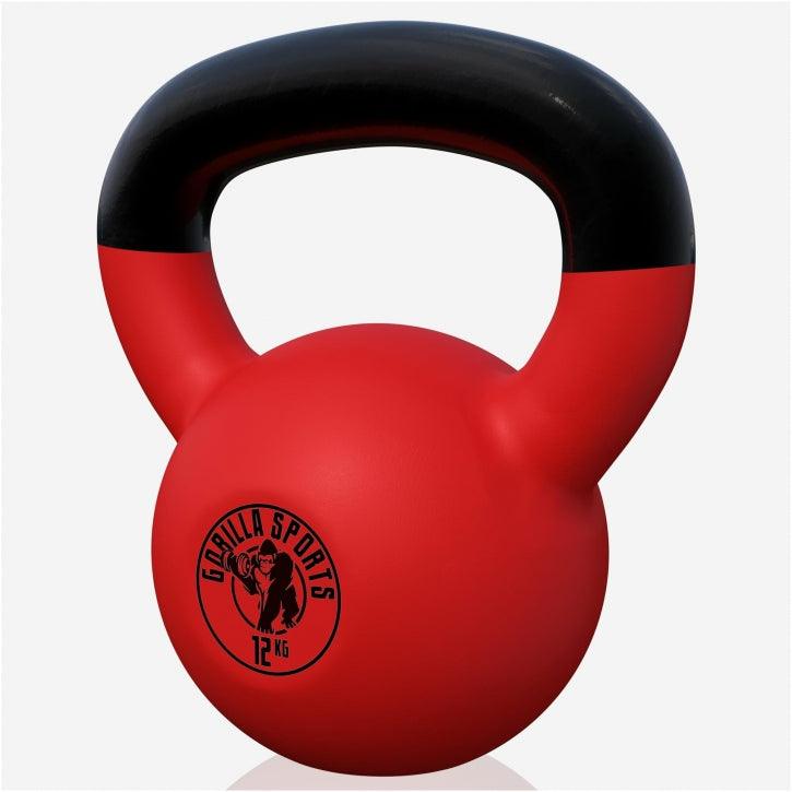 Kettlebell in Gesso con Rivestimento in Vinile 2 kg - 32 kg