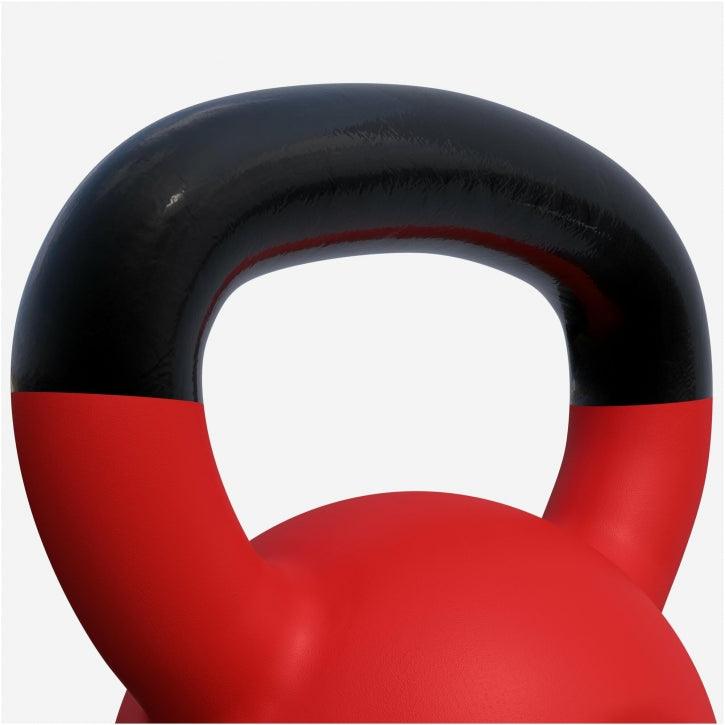 Kettlebell in Gesso con Rivestimento in Vinile 2 kg - 32 kg