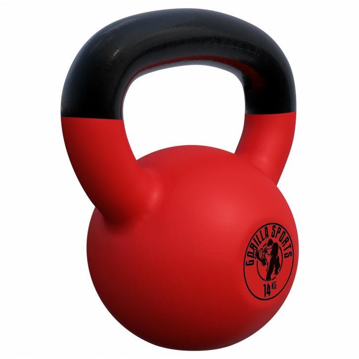 Kettlebell in Gesso con Rivestimento in Vinile 2 kg - 32 kg