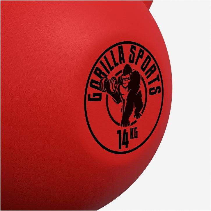 Kettlebell in Gesso con Rivestimento in Vinile 2 kg - 32 kg