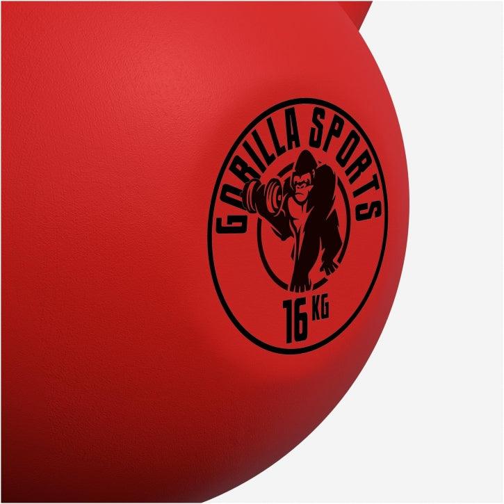 Kettlebell in Gesso con Rivestimento in Vinile 2 kg - 32 kg