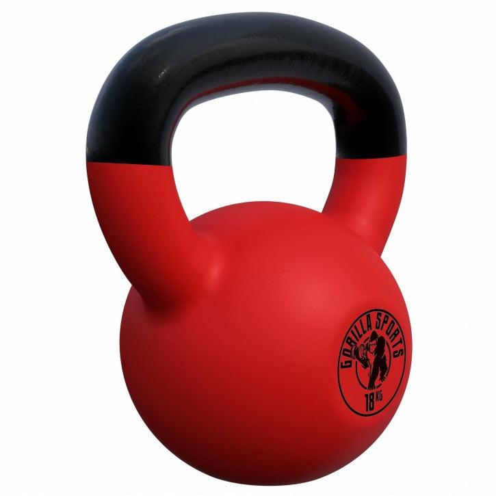 Kettlebell in Gesso con Rivestimento in Vinile 2 kg - 32 kg