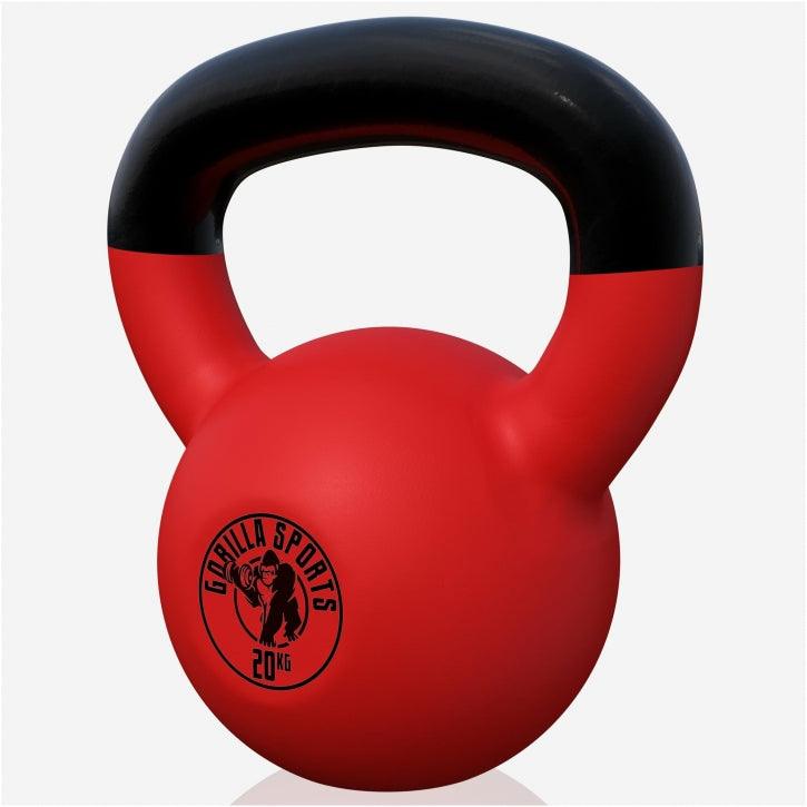 Kettlebell in Gesso con Rivestimento in Vinile 2 kg - 32 kg