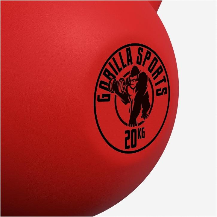 Kettlebell in Gesso con Rivestimento in Vinile 2 kg - 32 kg