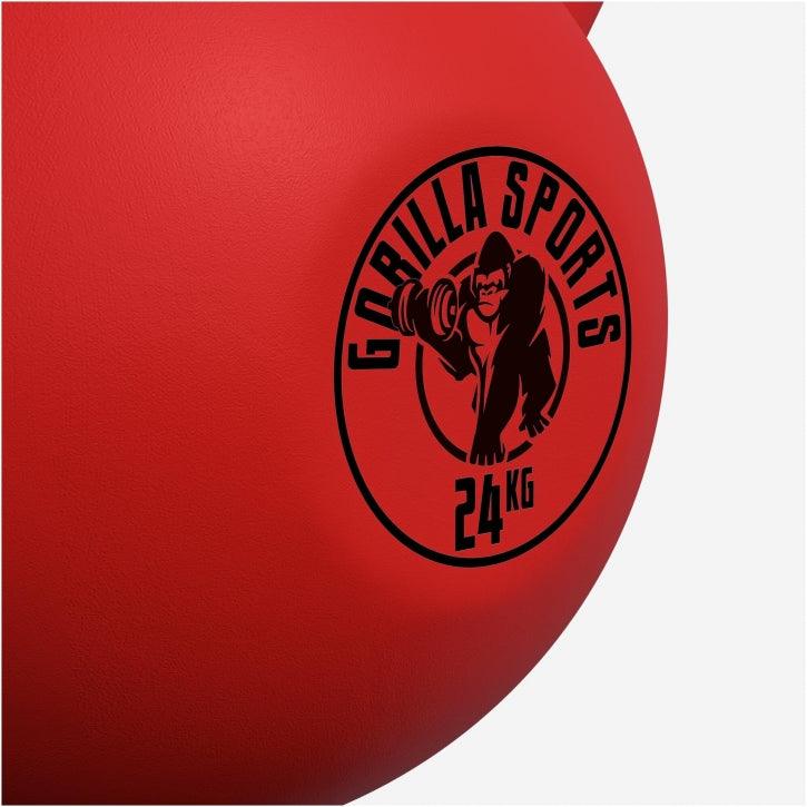 Kettlebell in Gesso con Rivestimento in Vinile 2 kg - 32 kg