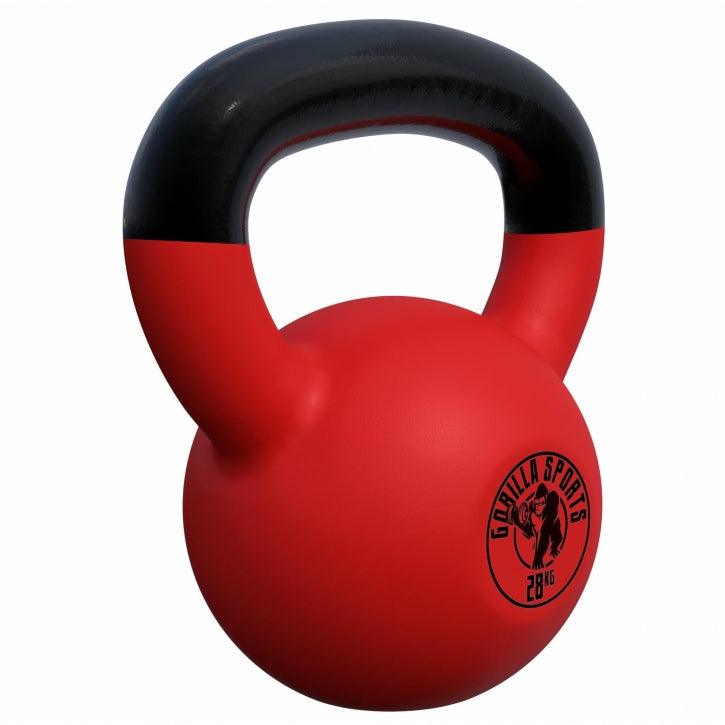 Kettlebell in Gesso con Rivestimento in Vinile 2 kg - 32 kg