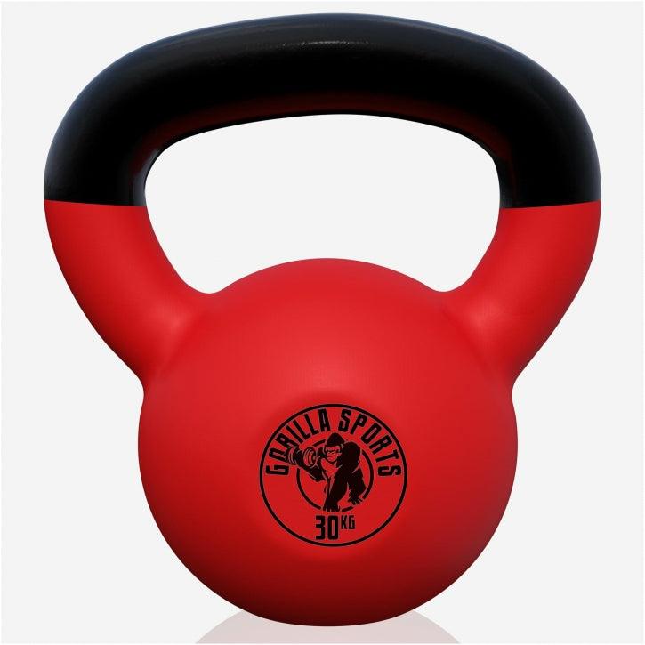 Kettlebell in Gesso con Rivestimento in Vinile 2 kg - 32 kg