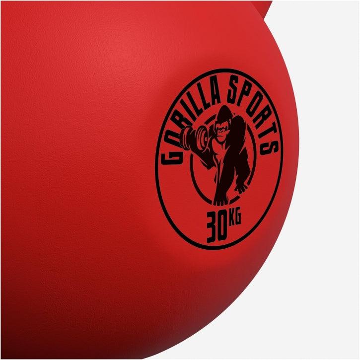 Kettlebell in Gesso con Rivestimento in Vinile 2 kg - 32 kg