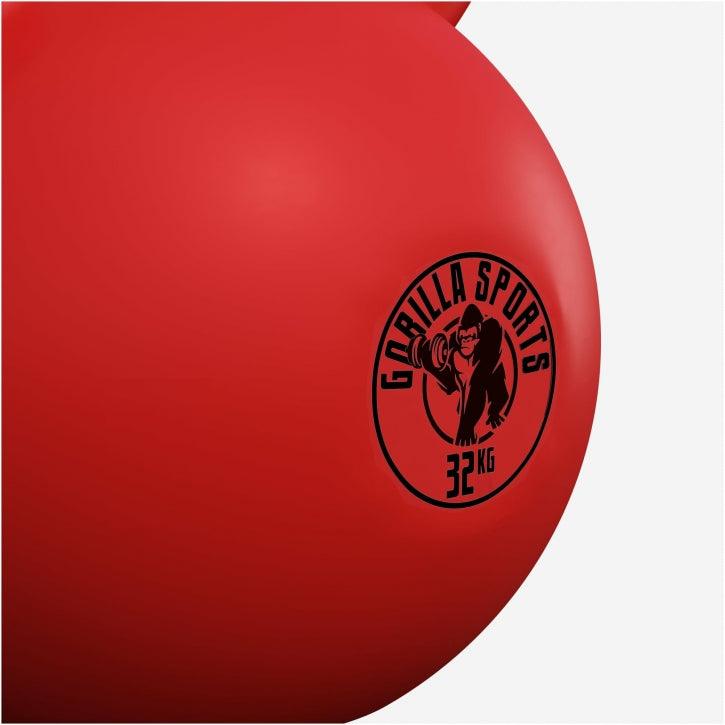 Kettlebell in Gesso con Rivestimento in Vinile 2 kg - 32 kg