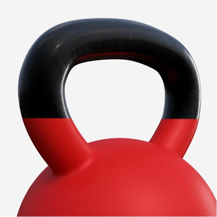 Kettlebell in Gesso con Rivestimento in Vinile 2 kg - 32 kg