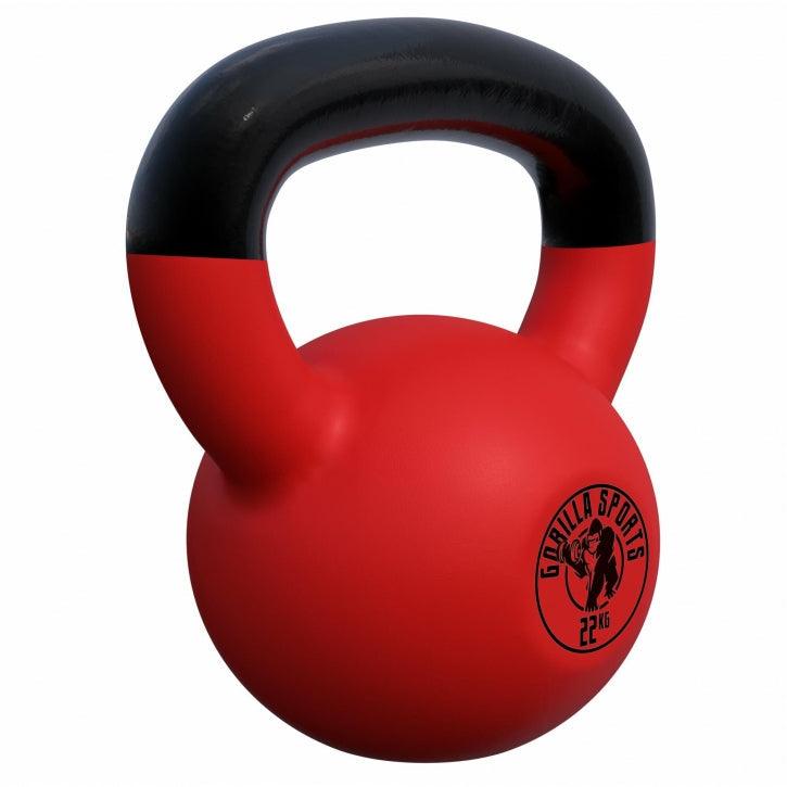 Kettlebell in Gesso con Rivestimento in Vinile 2 kg - 32 kg