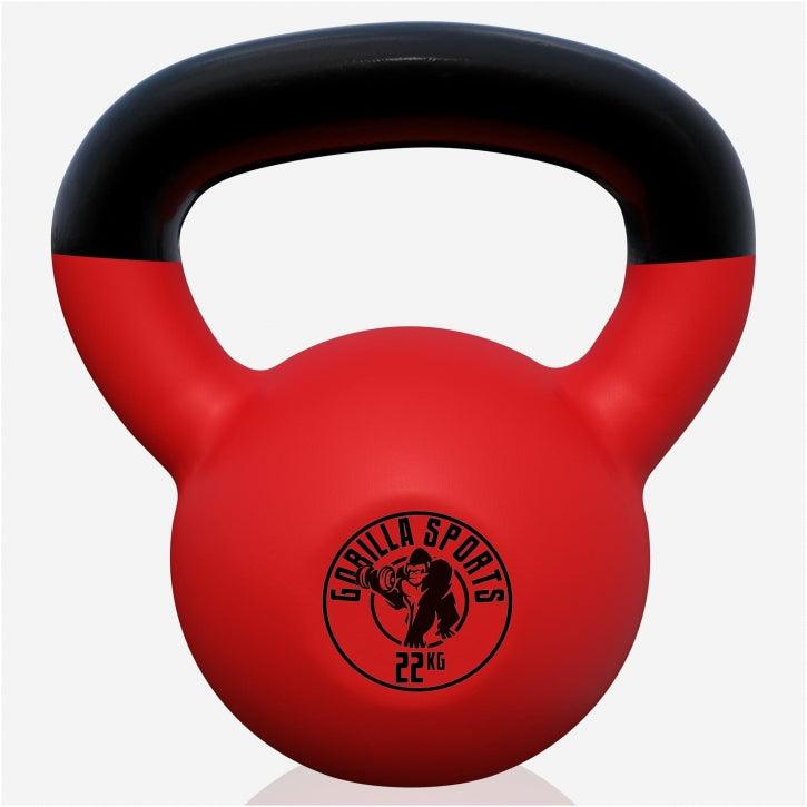 Kettlebell in Gesso con Rivestimento in Vinile 2 kg - 32 kg