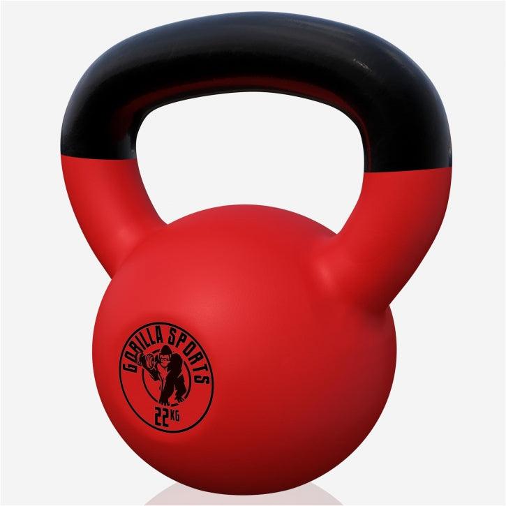 Kettlebell in Gesso con Rivestimento in Vinile 2 kg - 32 kg