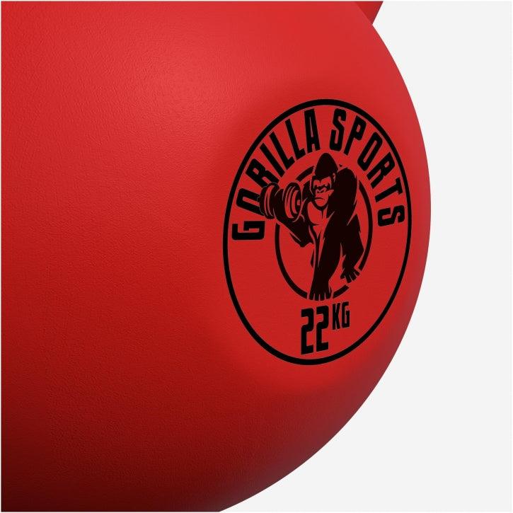Kettlebell in Gesso con Rivestimento in Vinile 2 kg - 32 kg