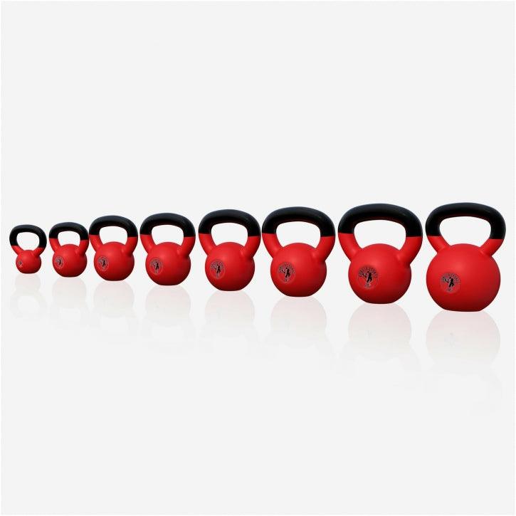 Kettlebell in Gesso con Rivestimento in Vinile 2 kg - 32 kg
