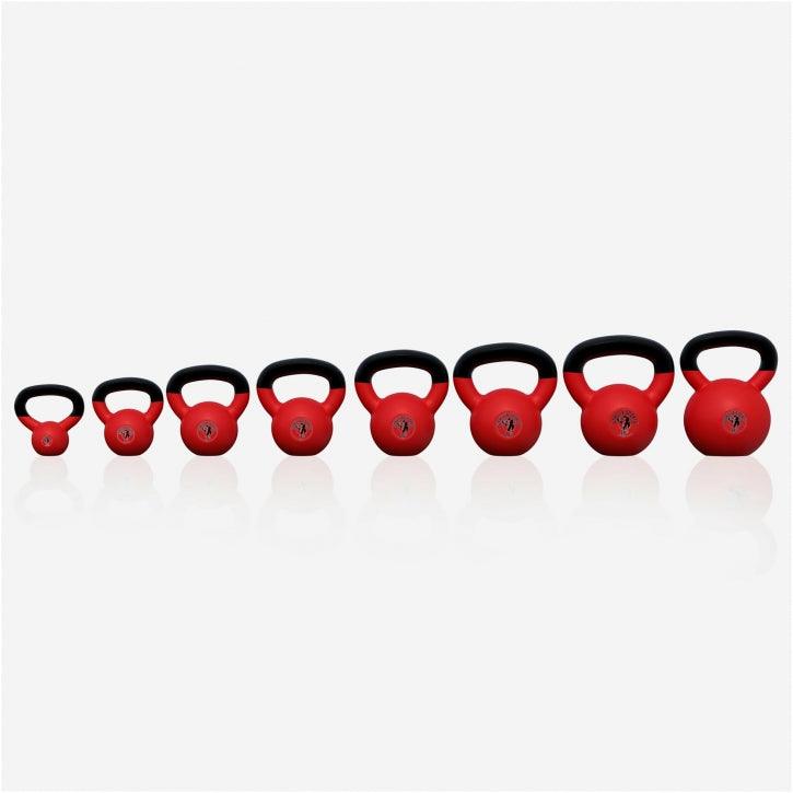 Kettlebell in Gesso con Rivestimento in Vinile 2 kg - 32 kg